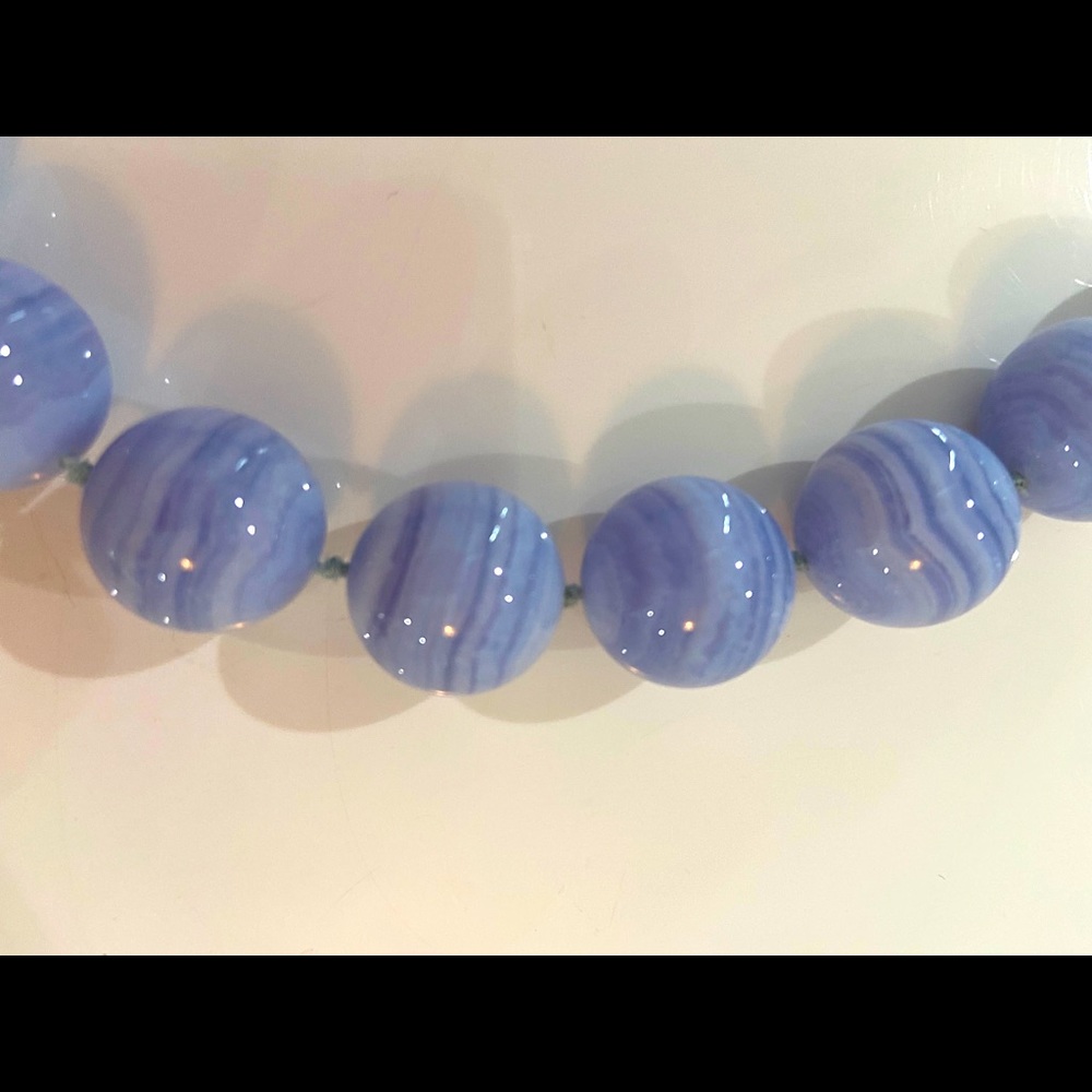 Blue Lace Agate necklace